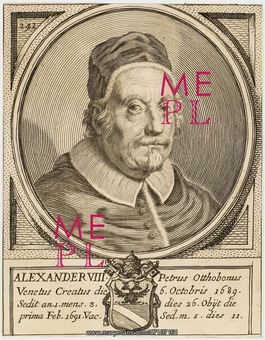  : POPE ALEXANDER VIII