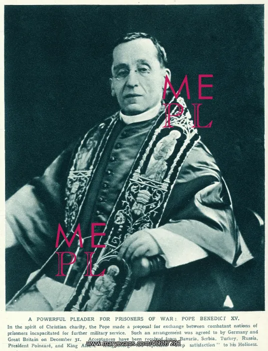 : Pope Benedict XV : Pope Benedict XV