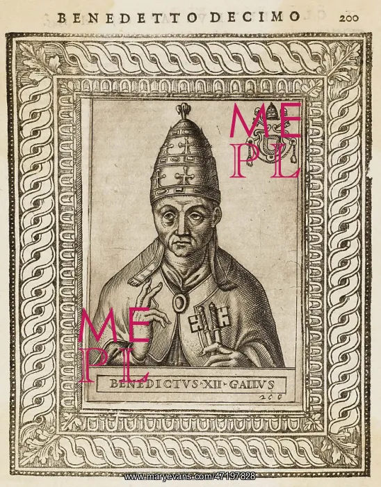  : POPE BENEDICTUS XII