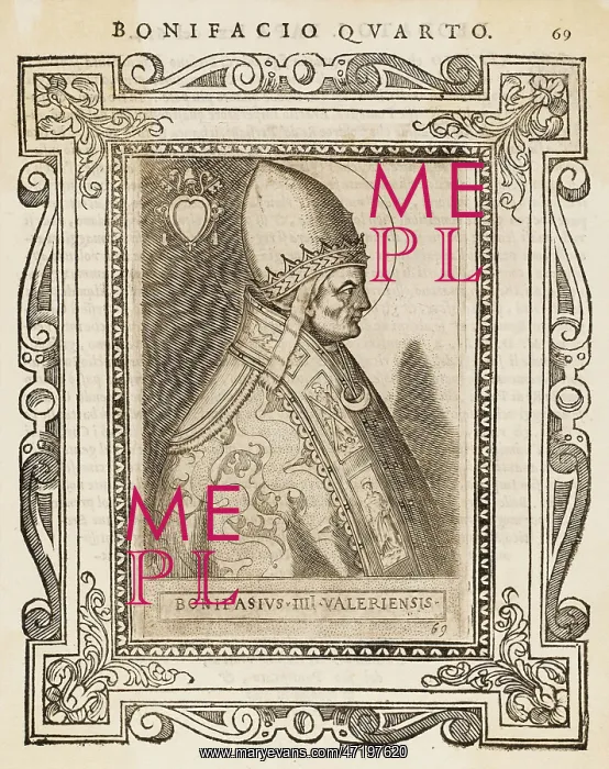  : POPE BONIFACIUS IV