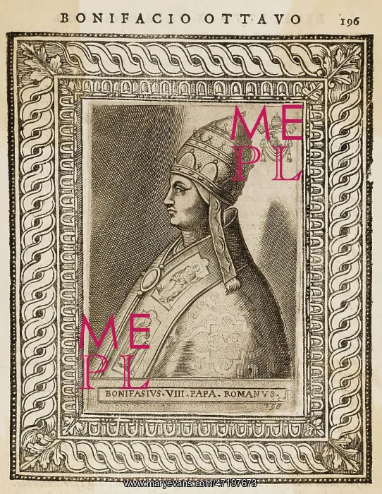 : POPE BONIFACIUS VIII : POPE BONIFACIUS VIII