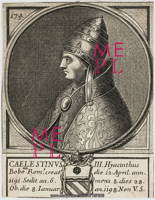 : POPE CAELESTINUS III : POPE CAELESTINUS III