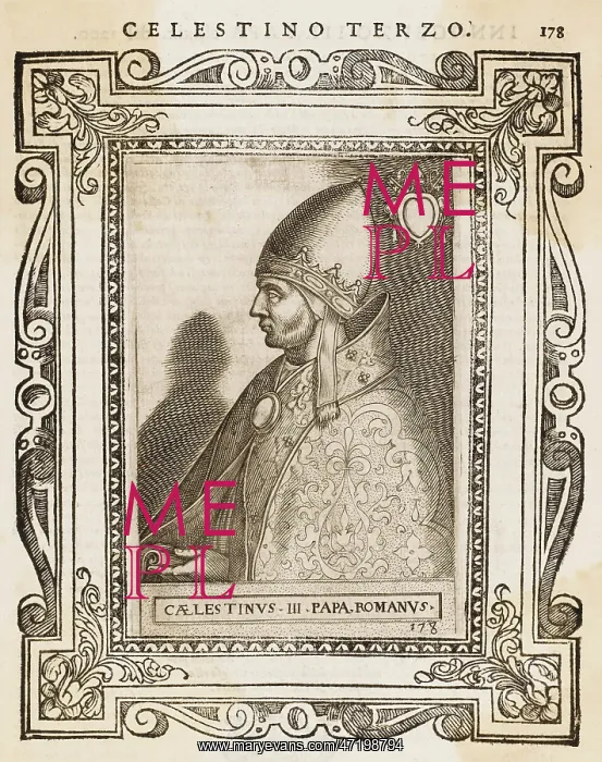 : POPE CAELESTINUS III : POPE CAELESTINUS III
