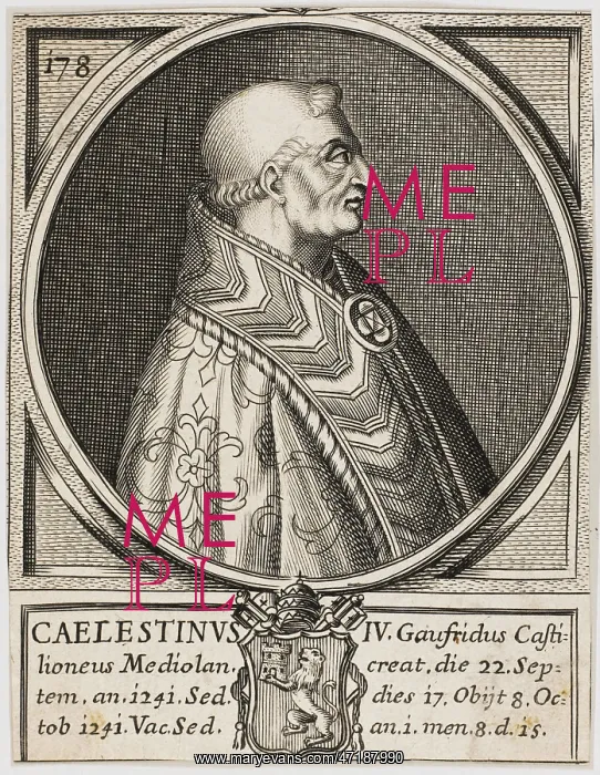 : POPE CAELESTINUS IV : POPE CAELESTINUS IV