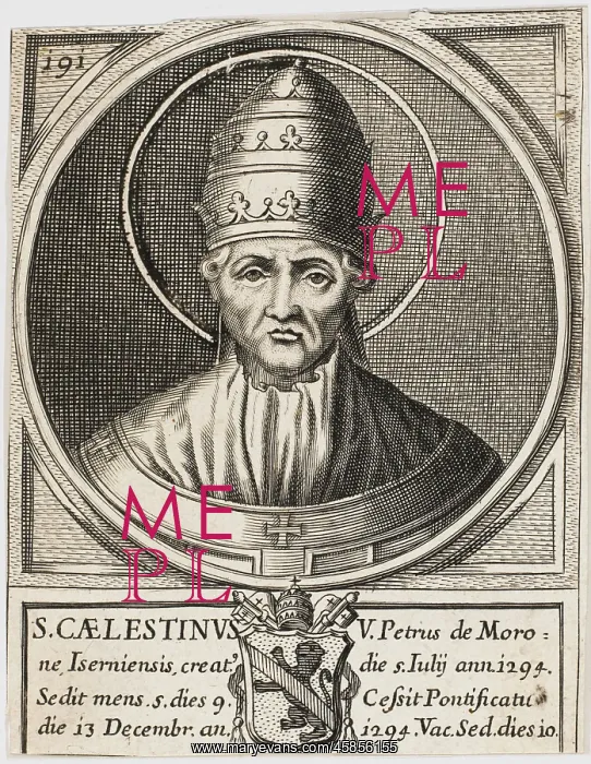 : POPE CAELESTINUS V : POPE CAELESTINUS V