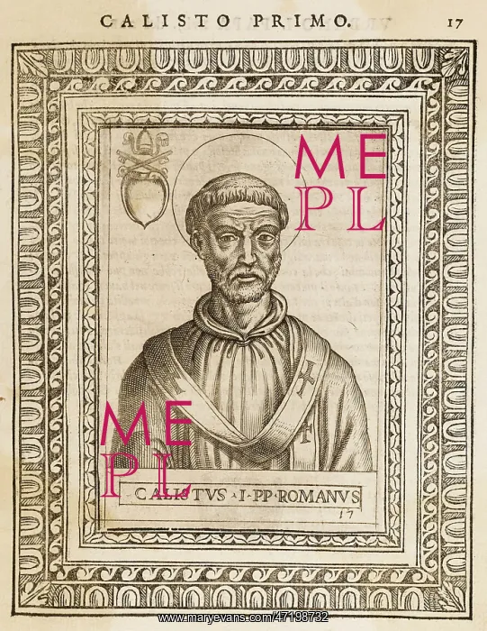  : POPE CALLISTUS I