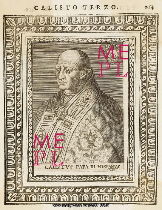  : POPE CALLISTUS III