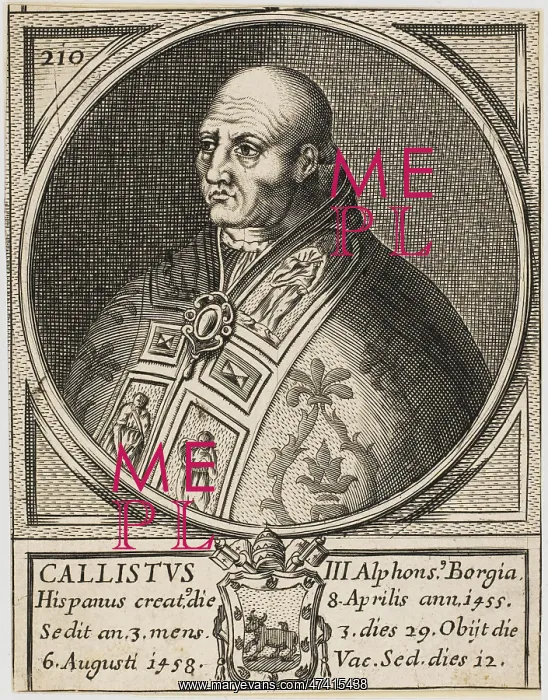  : Pope Callistus III