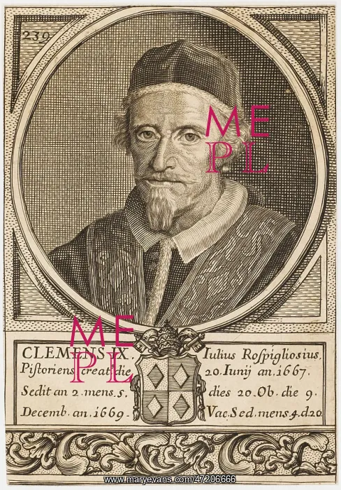 : POPE CLEMENS IX : POPE CLEMENS IX