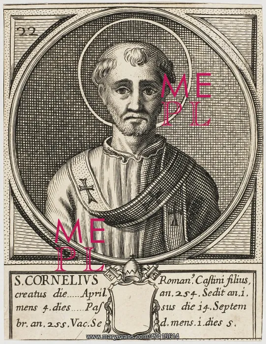 : Pope Cornelius : Pope Cornelius