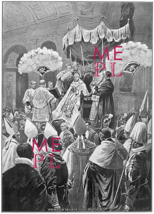 : Pope crowned (Pius X) : Pope crowned (Pius X)