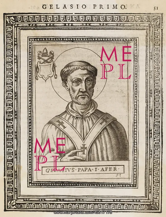 : POPE GELASIUS I : POPE GELASIUS I
