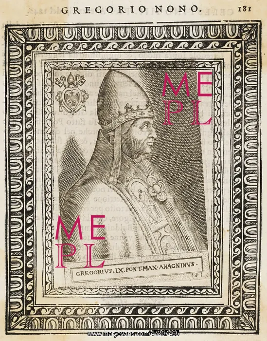  : POPE GREGORIUS IX