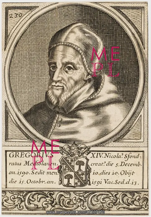  : POPE GREGORIUS XIV