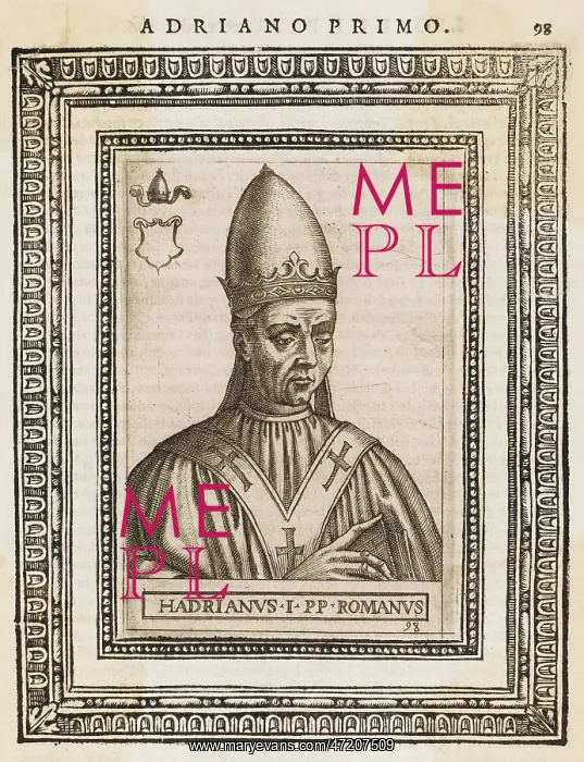  : POPE HADRIANUS I