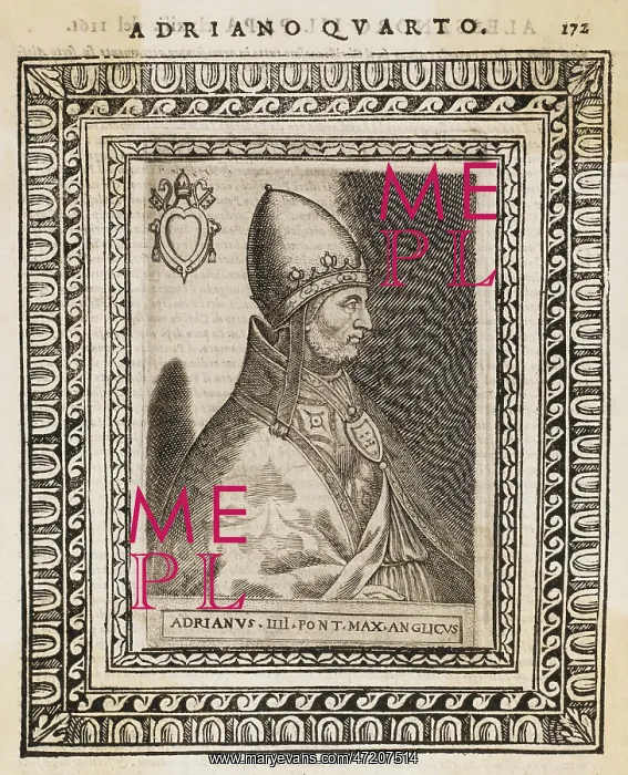  : POPE HADRIANUS IV