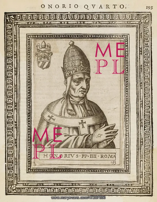  : POPE HONORIUS IV