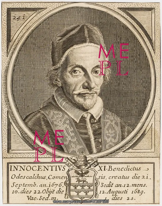 : POPE INNOCENS XI : POPE INNOCENS XI