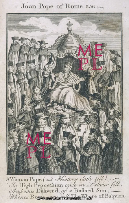 : Pope Joan gives birth during a procession : Pope Joan gives birth during a procession