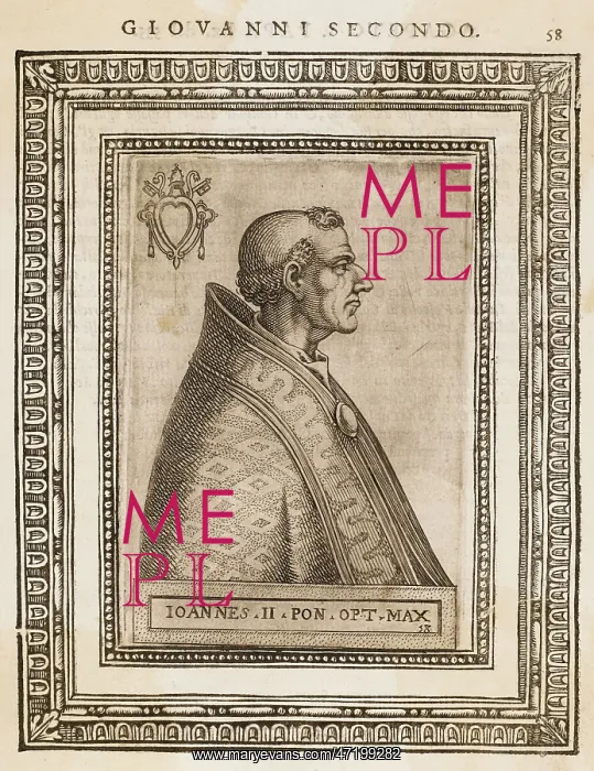 : POPE JOANNES II : POPE JOANNES II