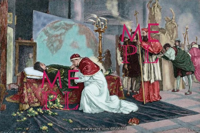  : Pope Leo X at Raphael's deathbed