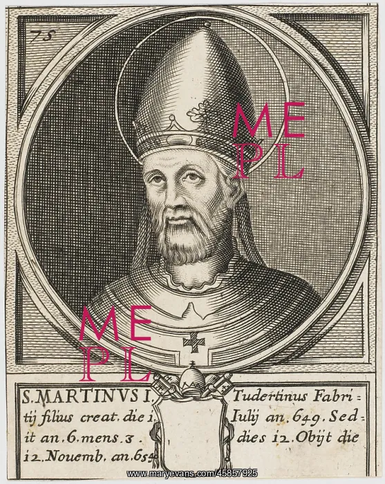  : Pope Martinus I
