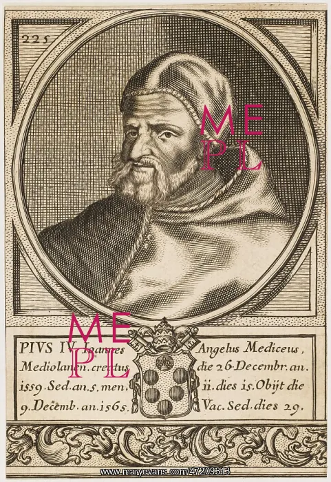  : POPE PIUS IV