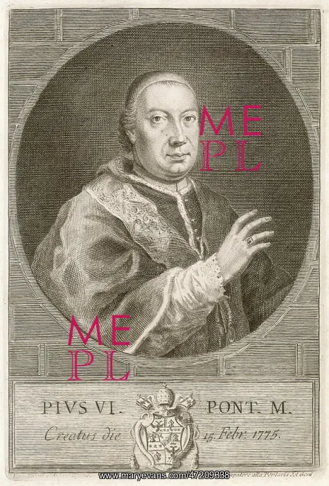 : POPE PIUS VI : POPE PIUS VI