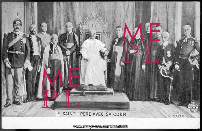  : POPE PIUS X & COURT