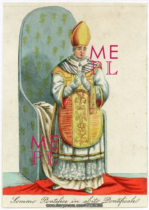  : Pope in Pontifical Dress