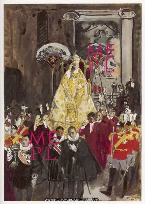 : POPE IN PROCESSION : POPE IN PROCESSION