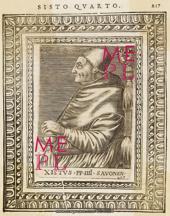 : POPE SIXTUS IV : POPE SIXTUS IV
