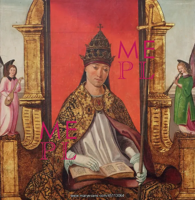 : Pope St Gregory, Altarpiece of the high altar : Pope St Gregory, Altarpiece of the high altar