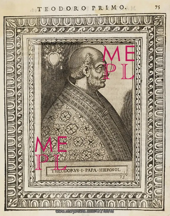  : POPE THEODORUS I