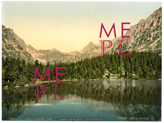 : Popper See, Tatra, Austro-Hungary : Popper See, Tatra, Austro-Hungary