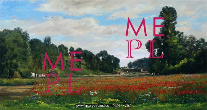 : A Poppy Field, Giverny : A Poppy Field, Giverny