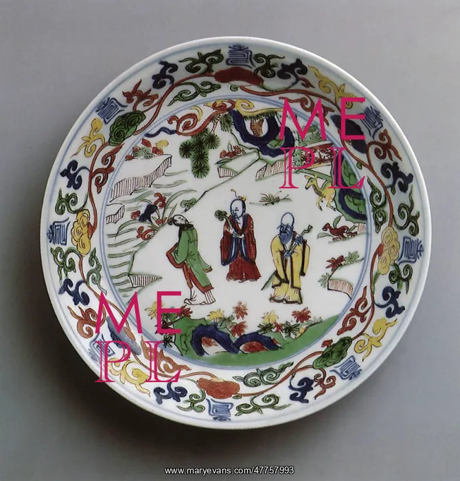  : Porcelain Dish, Ming Dynasty