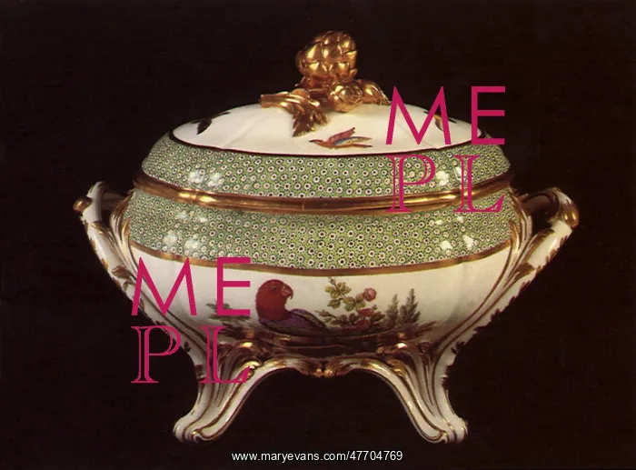 : Porcelain Tureen : Porcelain Tureen
