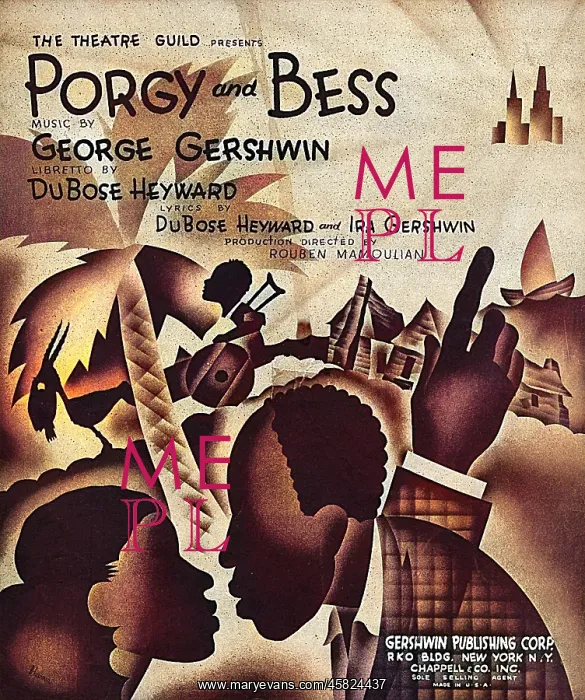 : PORGY AND BESS MUS SHEET : PORGY AND BESS MUS SHEET