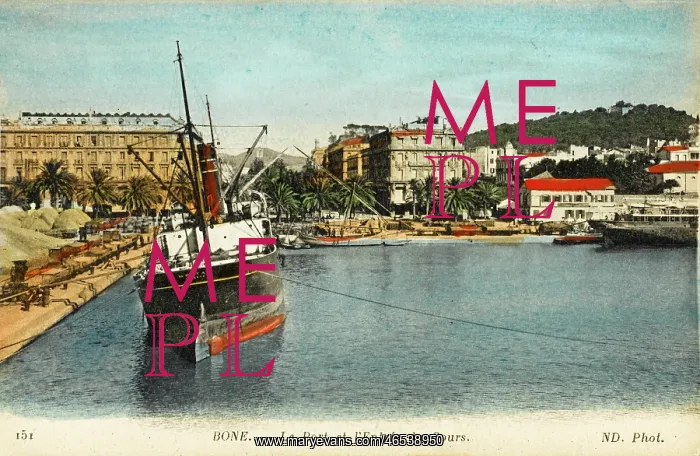 : The port at Annaba, Algeria : The port at Annaba, Algeria