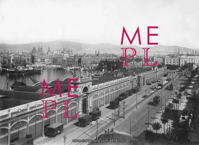 : Port of Barcelona, 1932 : Port of Barcelona, 1932