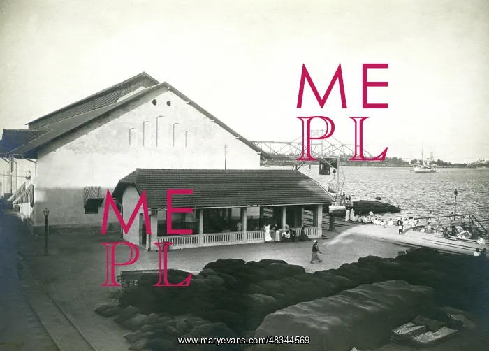 : Port facility of Dar es Salaam, 1909 : Port facility of Dar es Salaam, 1909