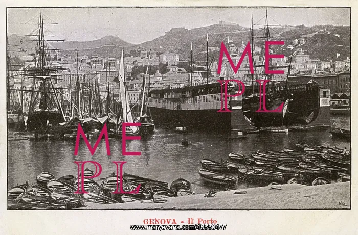  : The Port at Genoa, Italy