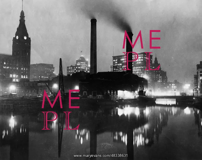 : The port of Milwaukee, 1928 : The port of Milwaukee, 1928
