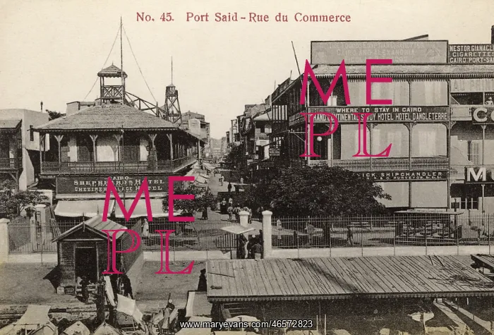  : Port Said - Rue de Commerce - Egypt