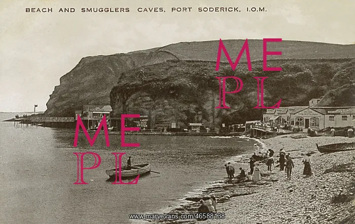 : Port Soderick, Isle of Man - Beach and Smugglers Caves