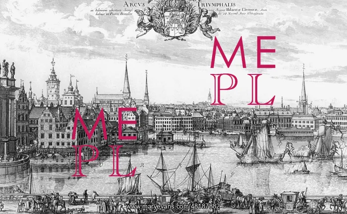 : The port of Stockholm, 1680 : The port of Stockholm, 1680