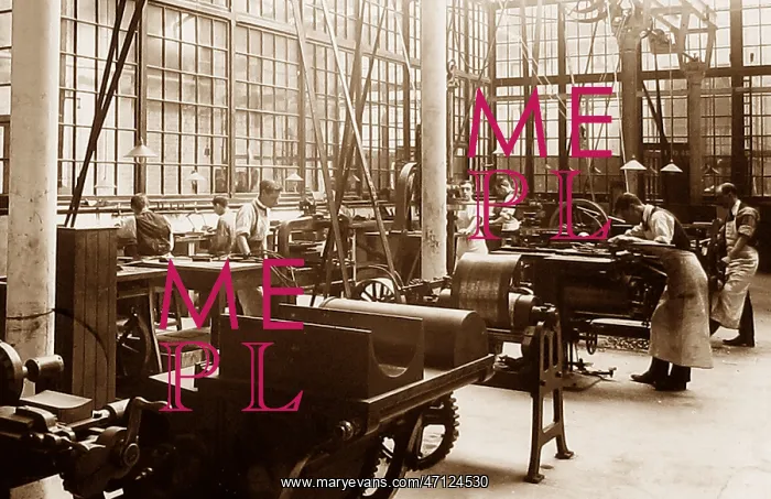  : Port Sunlight - Electrotyping Department - early 1900s