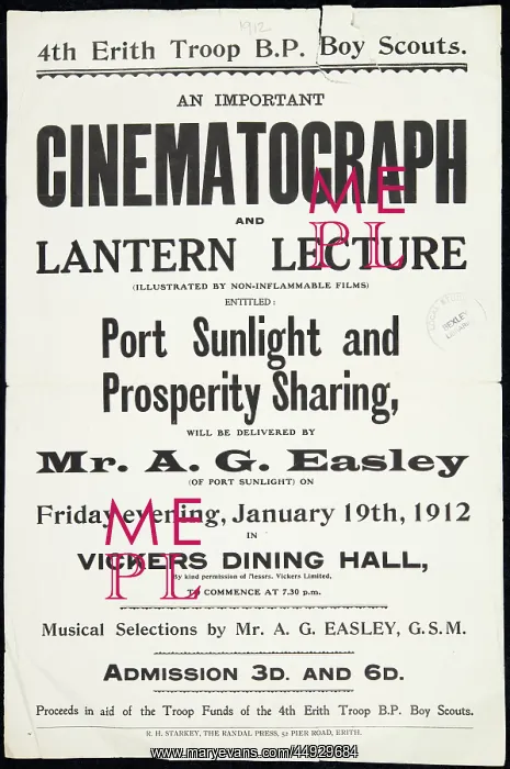 : Port Sunlight and prosperity sharing. Lecture : Port Sunlight and prosperity sharing. Lecture