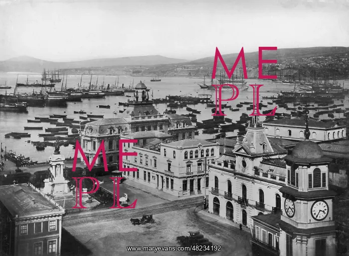 : The port of Valparaiso, 1906 : The port of Valparaiso, 1906